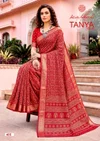 Tanya Vol 4 By Kashvi Dull Moss Viscose Border Saree 